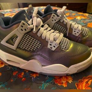 Air Jordan 4 Retro Morsoon Blue Youth 5 , Wms 7